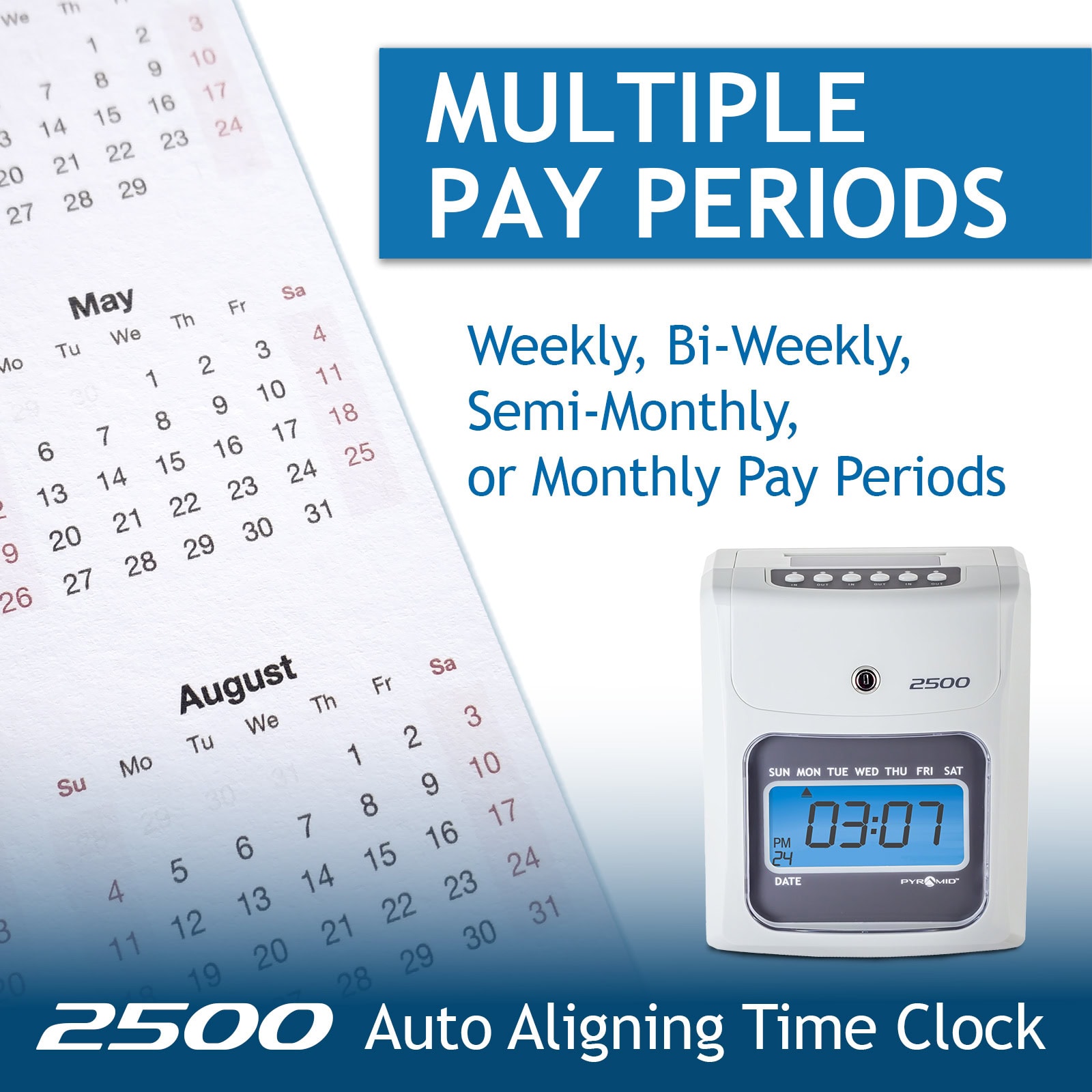 2500 Auto Aligning - Pay Periods