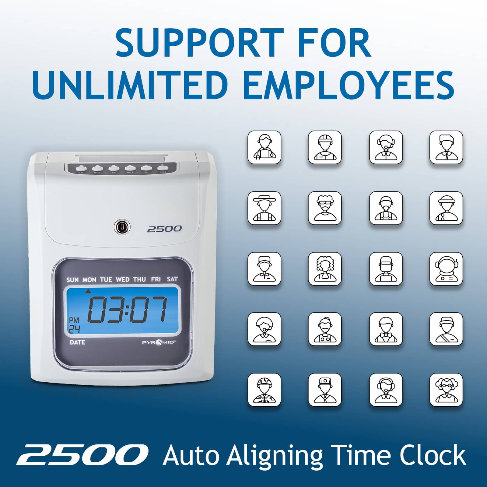 2500 Auto Aligning - Unlimited Employees