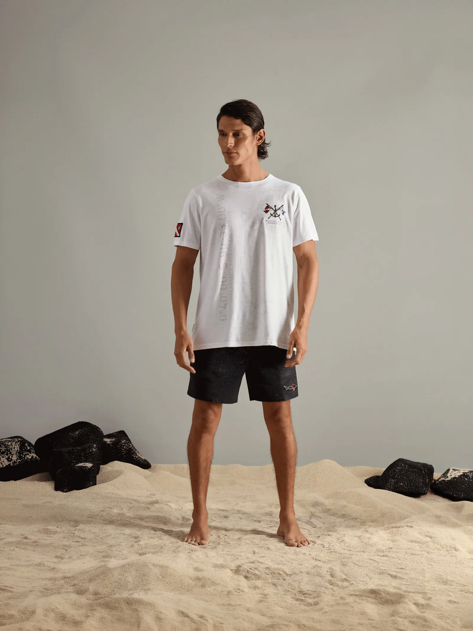 Camiseta Bandera Buceo Blanco