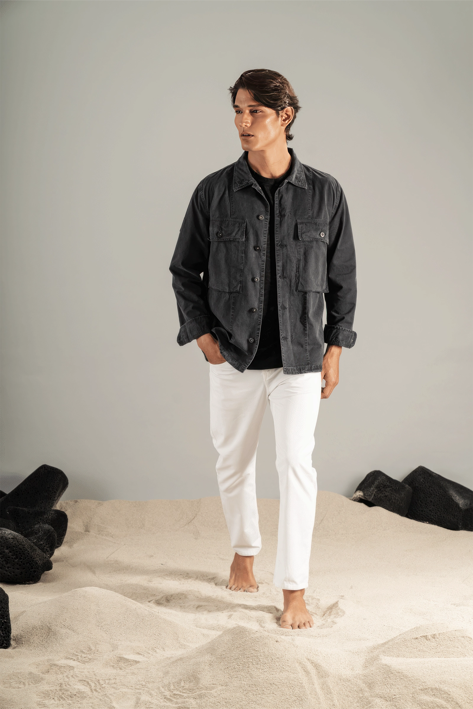 Dw hombre gris front
