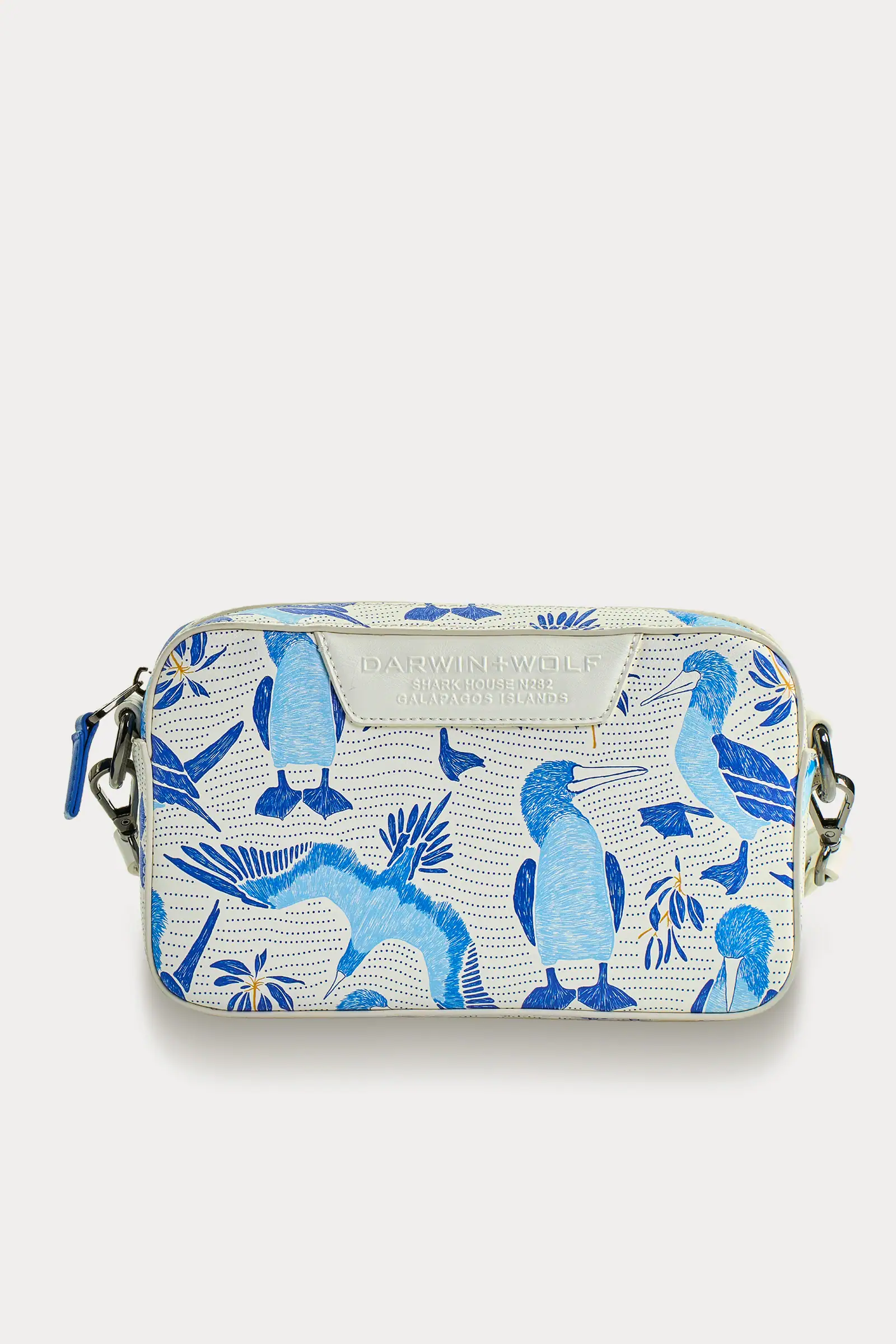 Crossbody Darwin And Wolf bag blue-footed booby 1