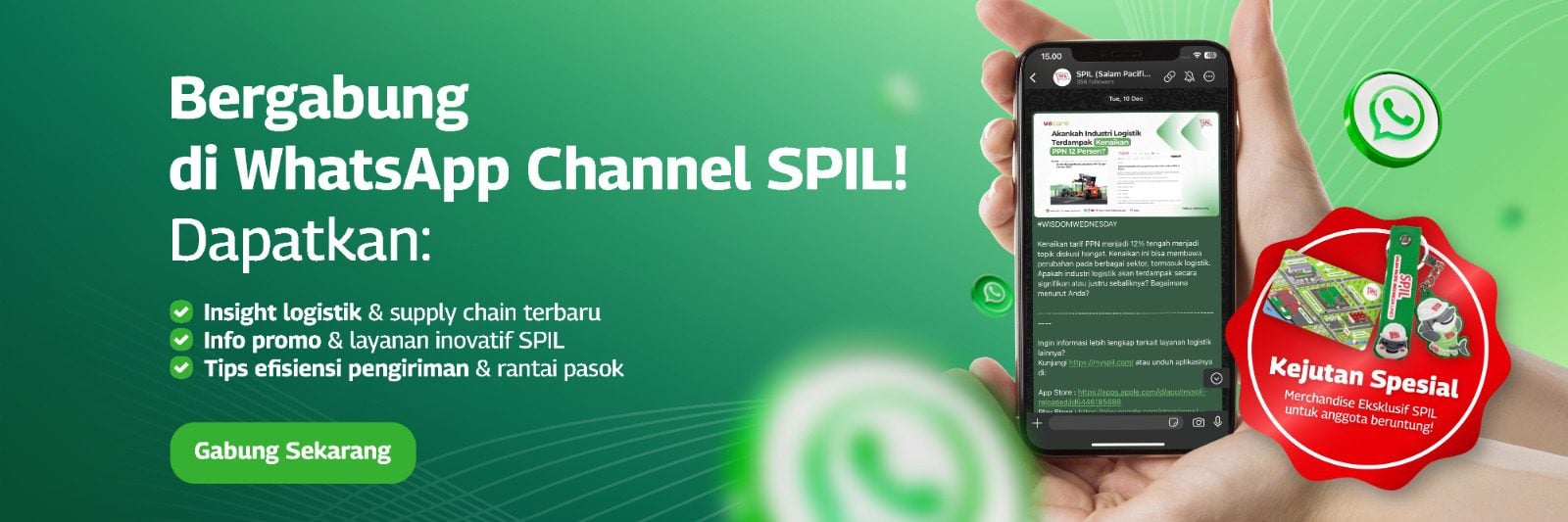 WhatsApp Channel SPIL