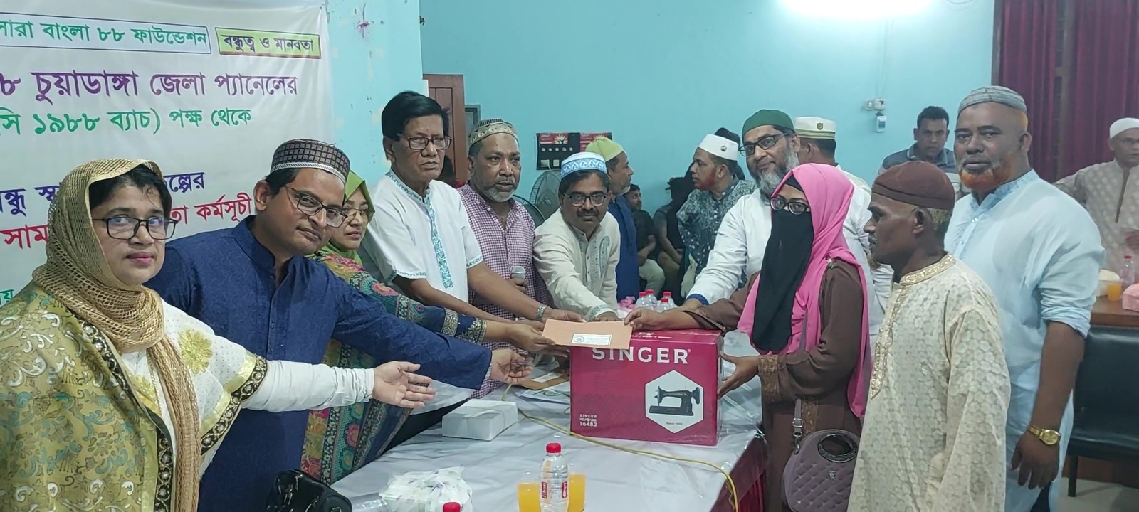 চুয়াডাঙ্গায় দিন ব্যাপী সারাবাংলা ৮৮ জেলা প্যানেলের উদ্যোগে সামাজিক কর্মসূচী পালিত