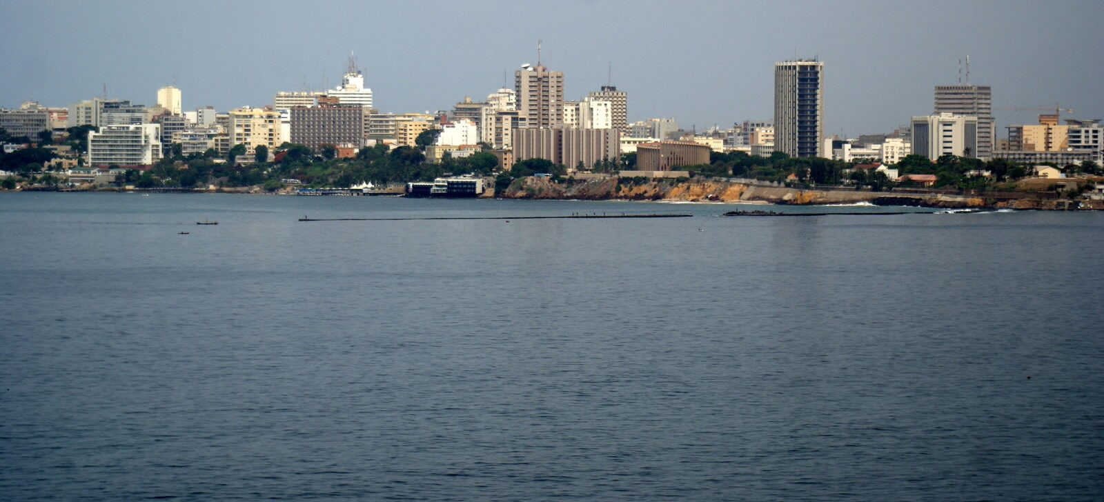 Vue de la ville de Dakar, Sénégal