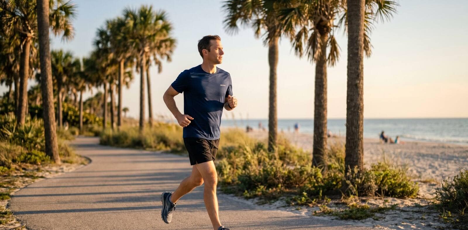 A walk on Siesta Key with a t-shirt that fits differently