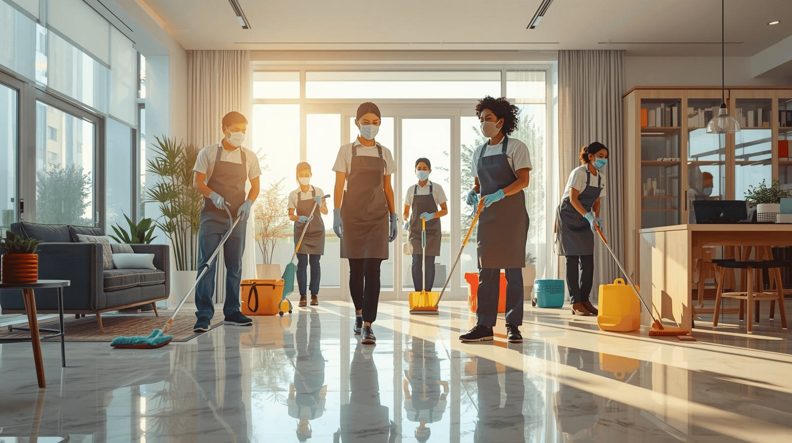 Professional cleaning service in Kathmandu by United Facility Service