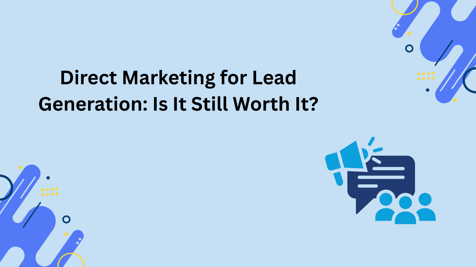 Direct Marketing for Lead Generation
