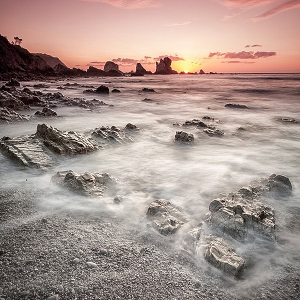 Playa del Silencio; Antes y Después