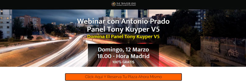 Webinar para aprender GRATIS a usar el Panel TKV5! Regístrate YA!!!!