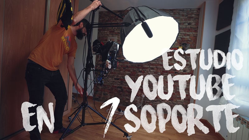 🛠Construye un estudio COMPLETO para YOUTUBE en un SOLO SOPORTE!! (150€)