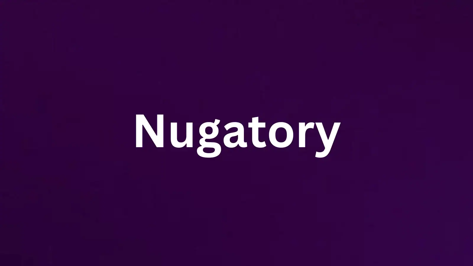 Nugatory