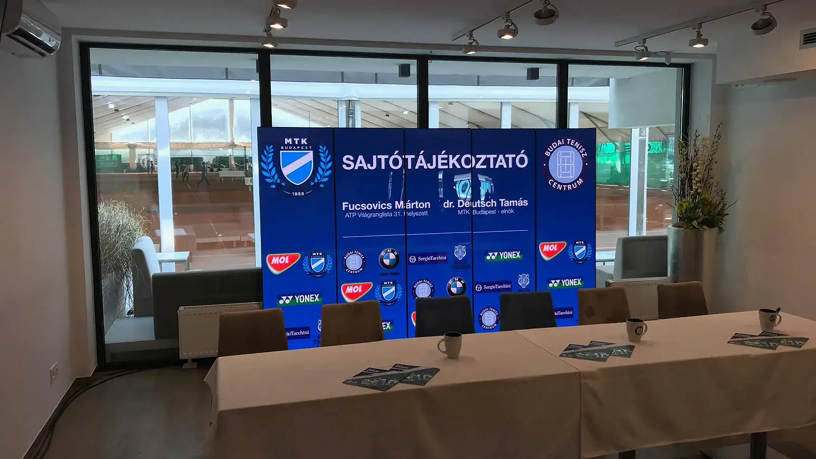 YUCHIP commercial LED display for corporate conferences and meeting spaces