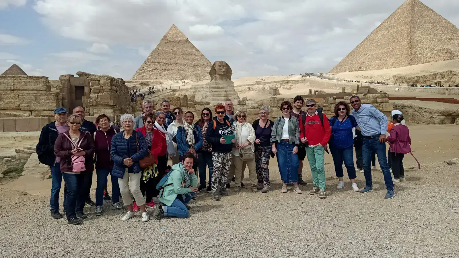 Best Budget-Friendly Egypt Tour group at the Giza Pyramids