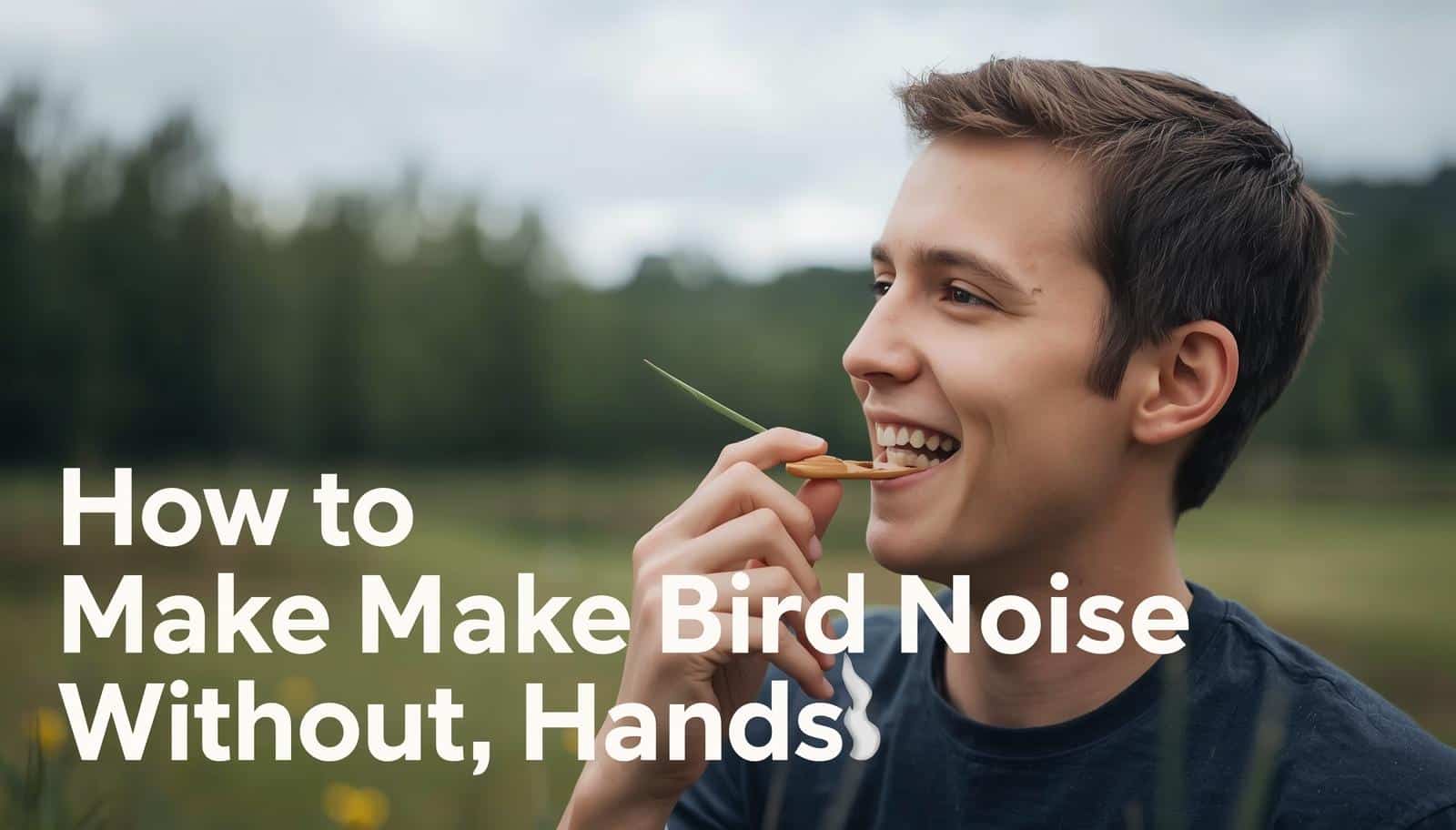 How to Make Bird Noise Without Hands