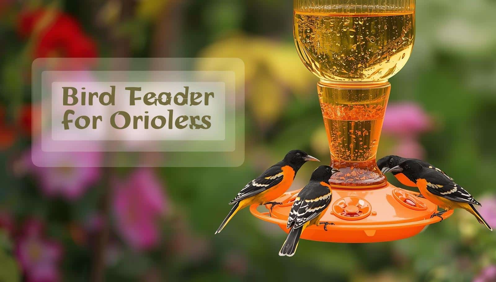 Bird Feeder for Orioles