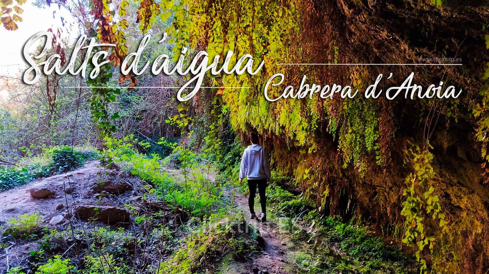 Ruta 4 Gorgs Salts d'Aigua Cabrera d'Anoia Ruta 4 Gorgs Salts d'Aigua Cabrera d'Anoia
