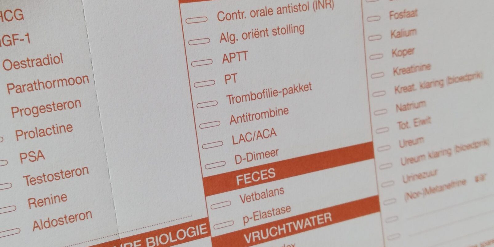 Medische voor- en achterzetsels