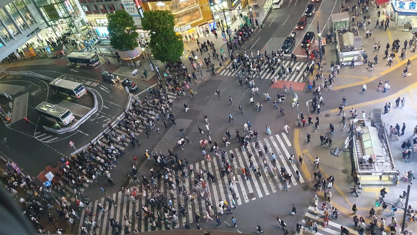 Shibuya Crossing – Kreuzung Tokio