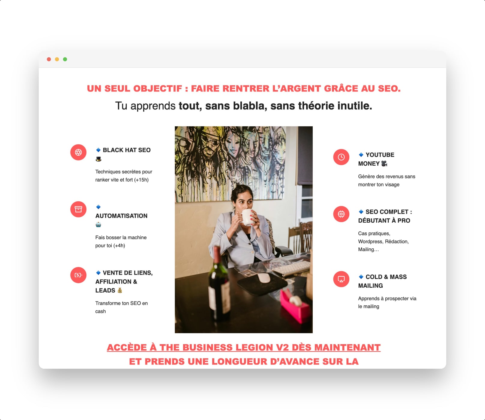 5. La formation The Business Legion (TBL) de Romain Pirotte