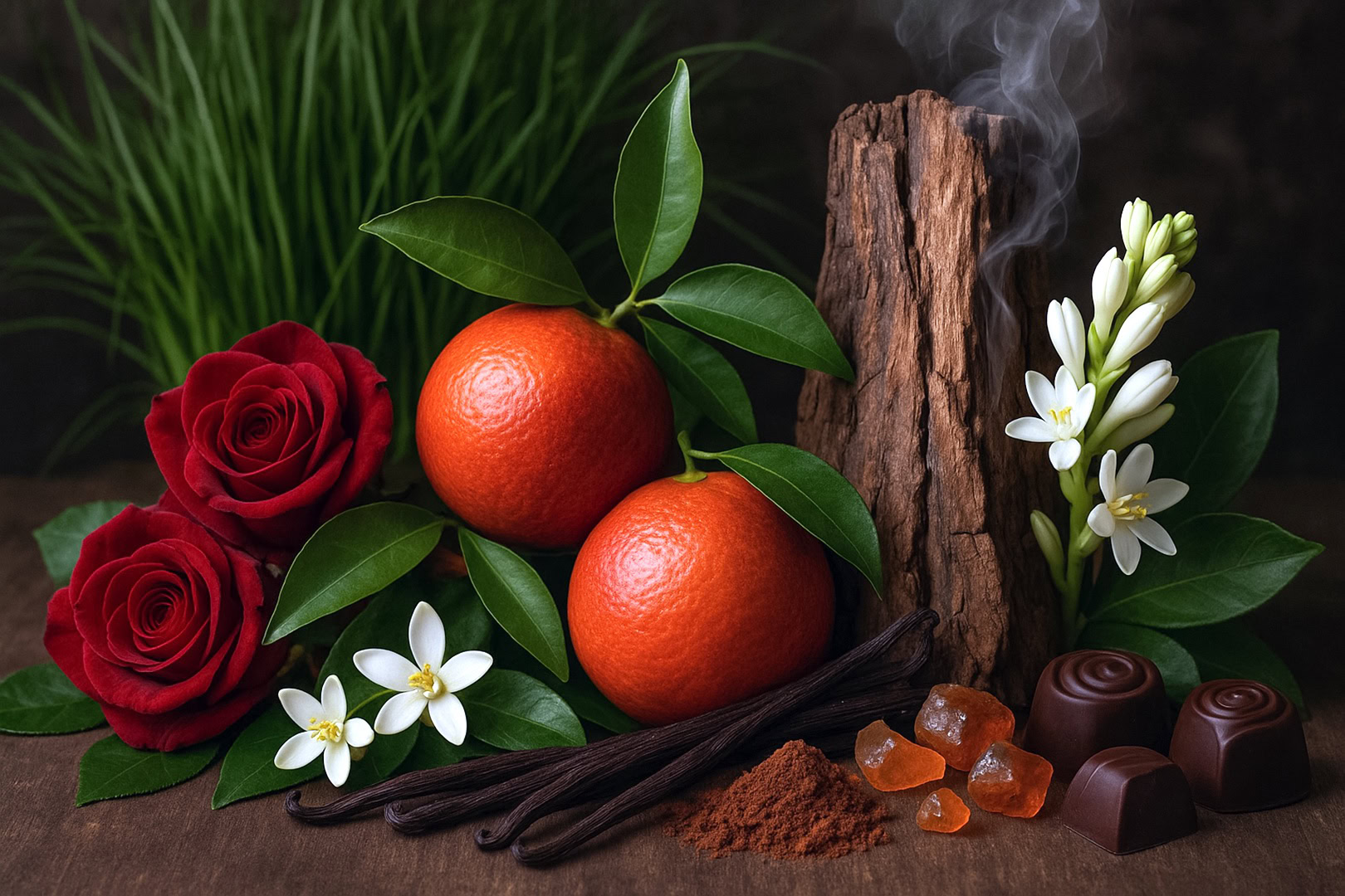Blood orange is a juicy citrus note in perfumery, celebrated for its sweet, tangy, and tart aroma. It brings lively brightness to fragrance compositions, adding a refreshing top note that evokes sun-kissed energy and invigorating freshness.