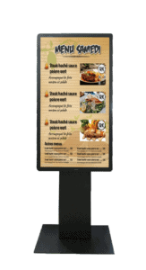 totem d'affichage intérieur