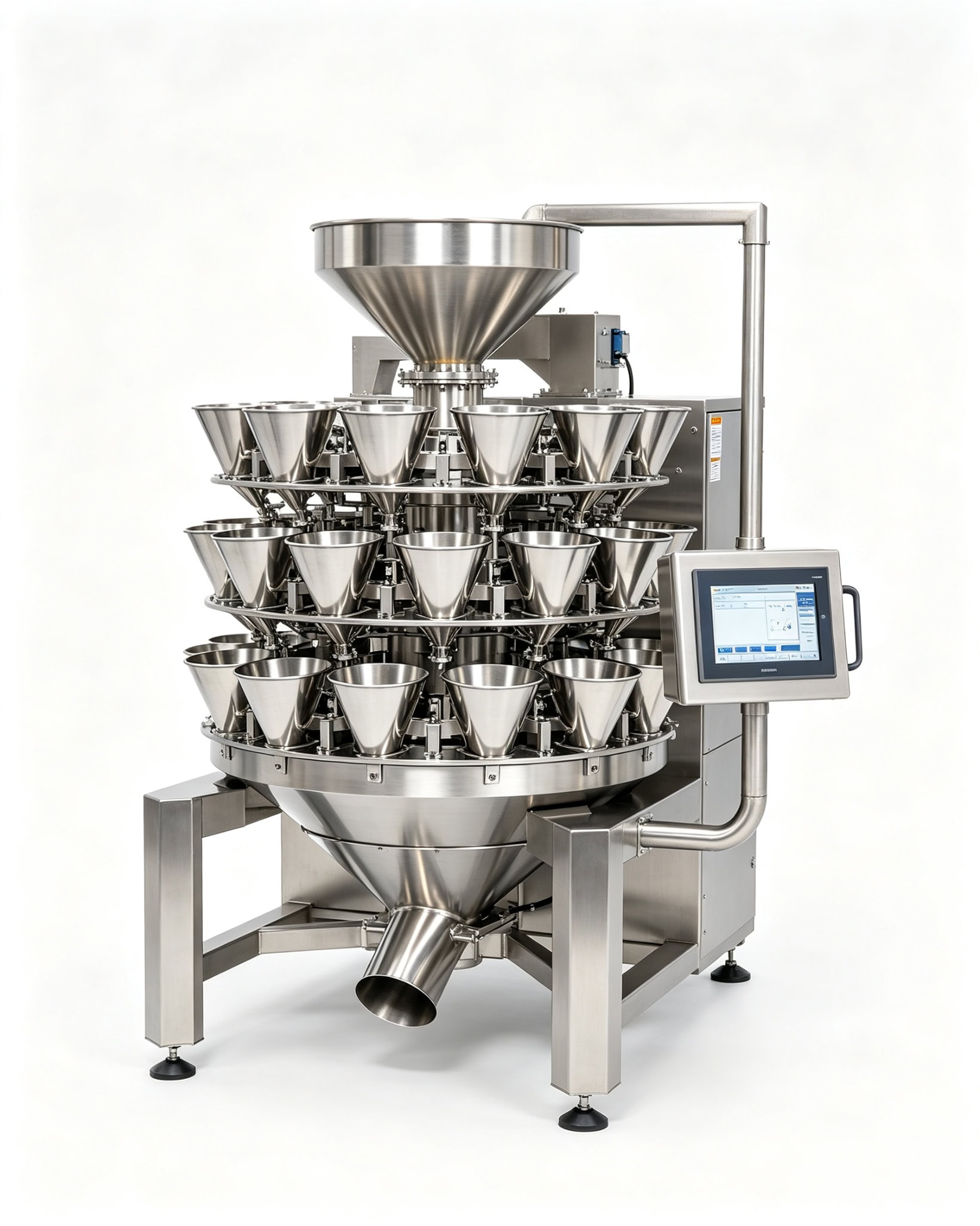 18-head multihead weigher combination weigher machine by SunAura Machinery