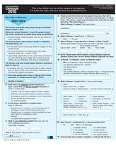 US 2010 Cenus forms