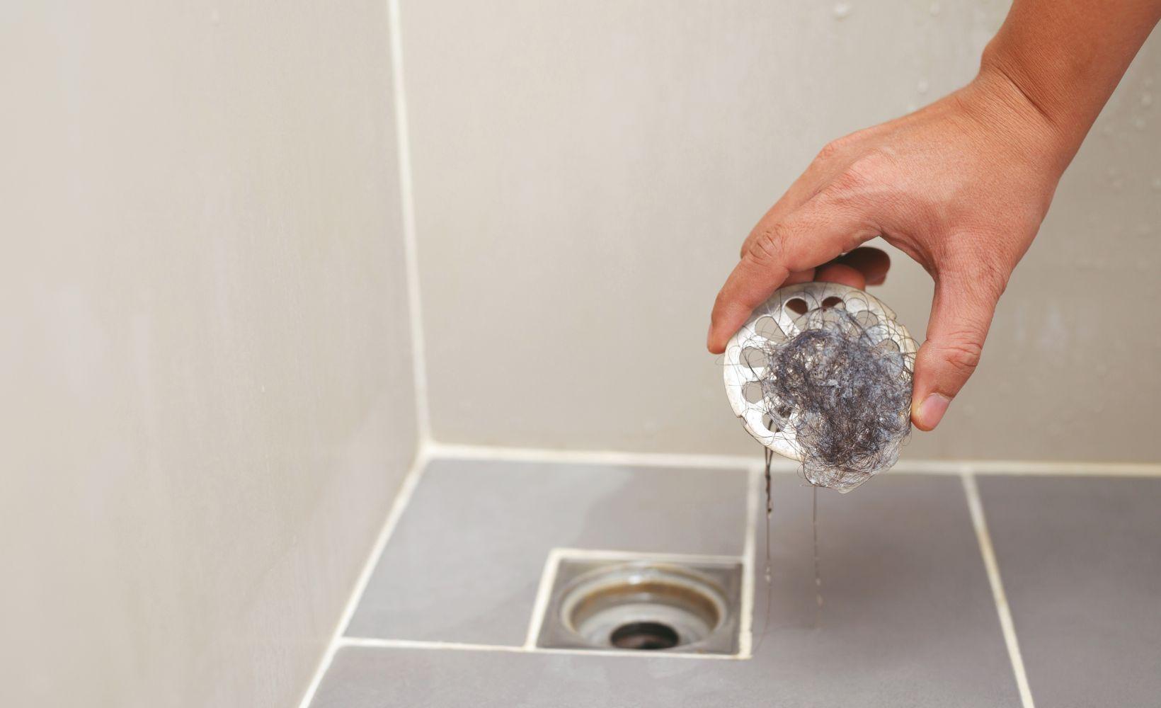 douche à l'italienne bouchée