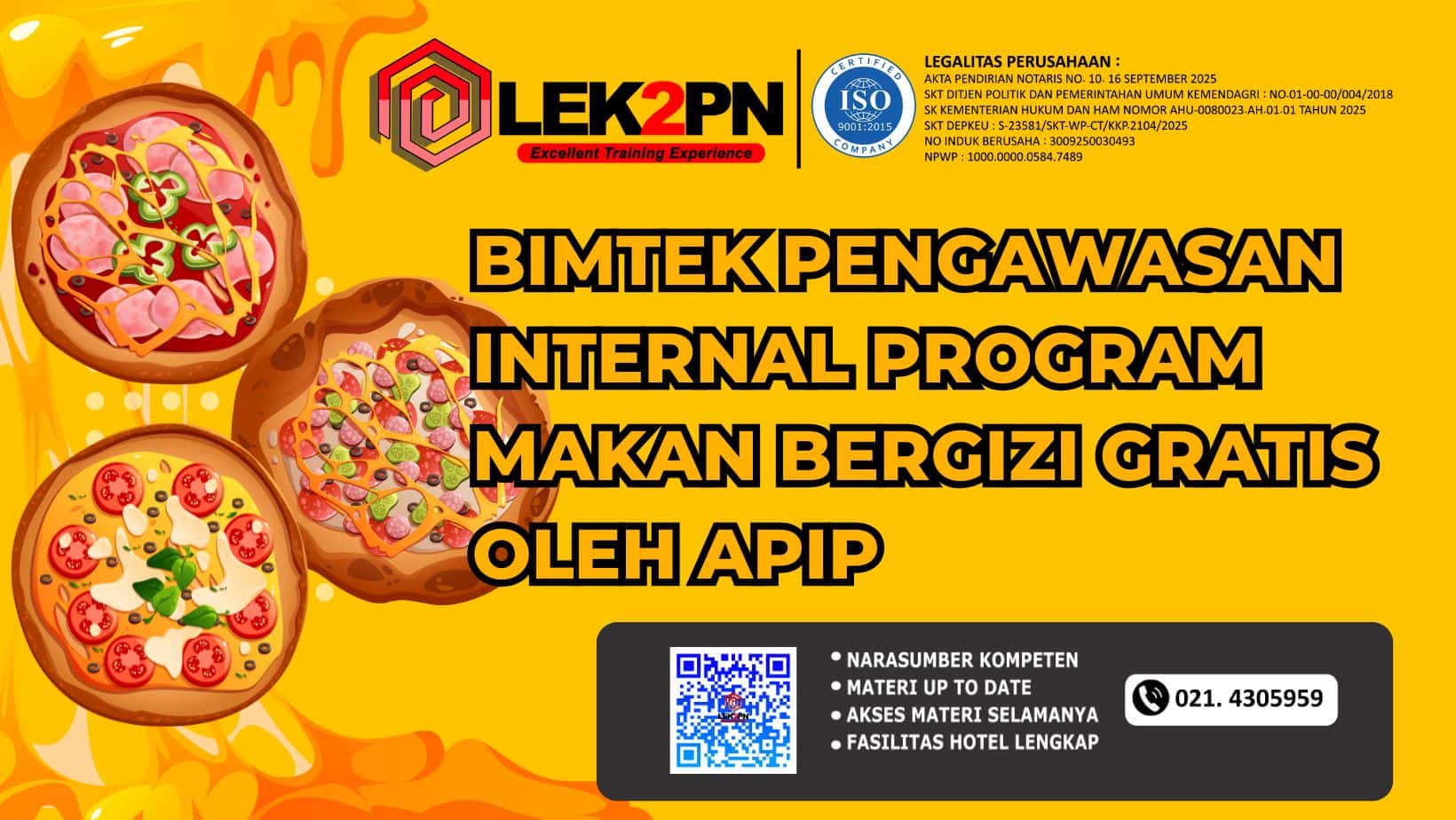 BIMTEK PENGAWASAN INTERNAL PROGRAM MAKAN BERGIZI GRATIS OLEH APIP