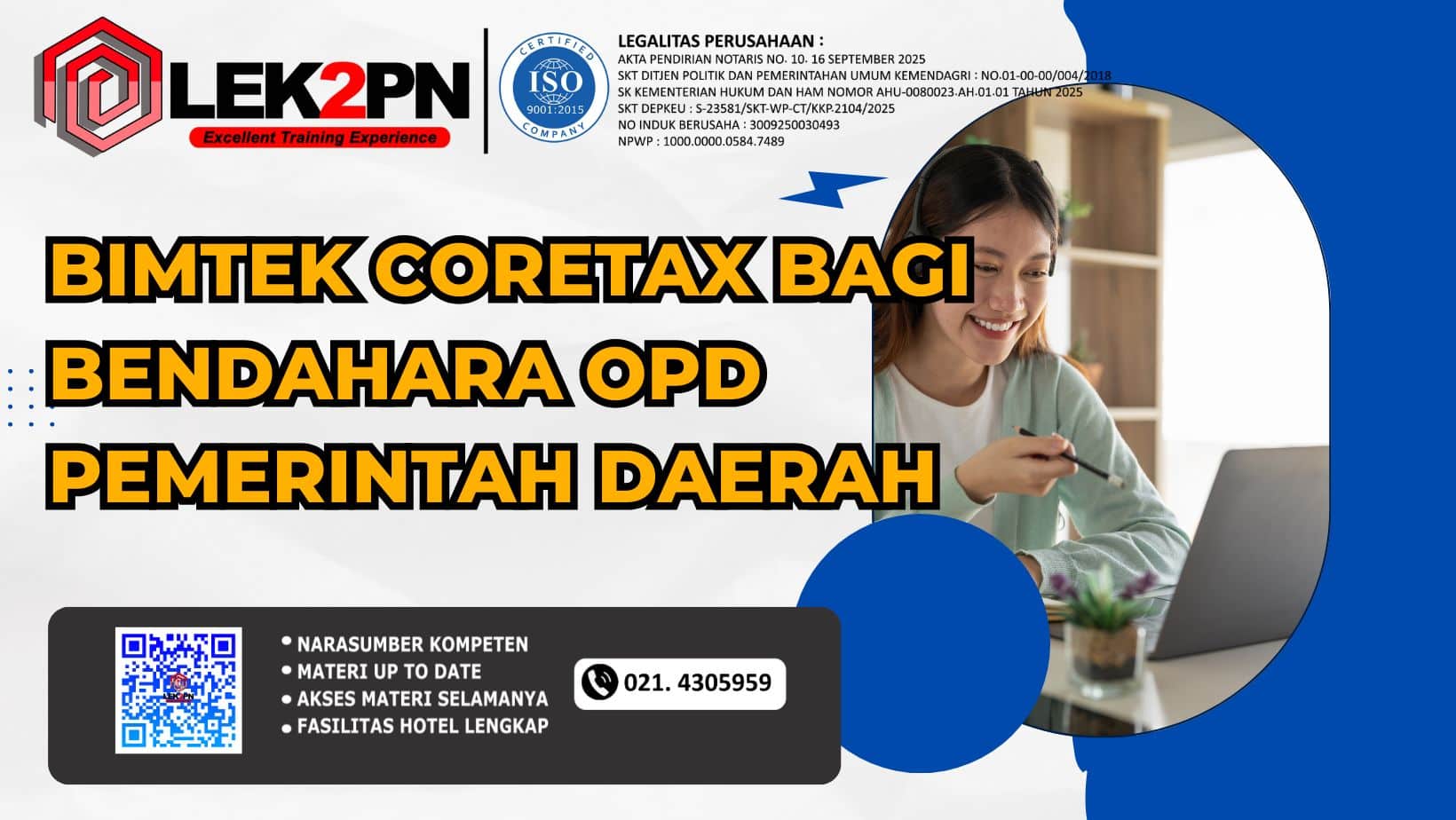 Bimtek Coretax bagi Bendahara OPD Pemerintah Daerah