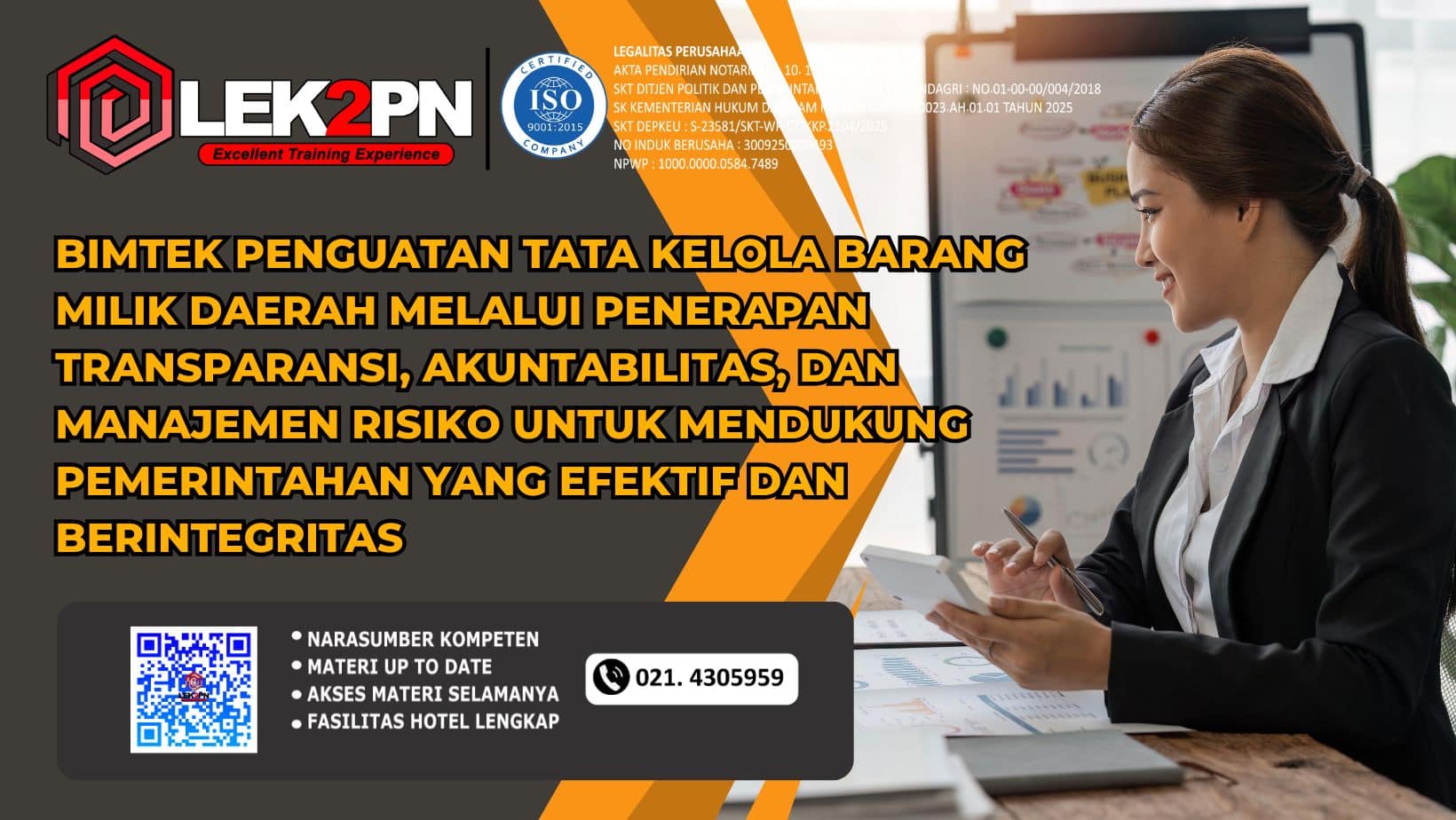 Bimtek Penguatan Tata Kelola Barang Milik Daerah melalui Penerapan Transparansi, Akuntabilitas, dan Manajemen Risiko untuk Mendukung Pemerintahan yang Efektif dan Berintegritas
