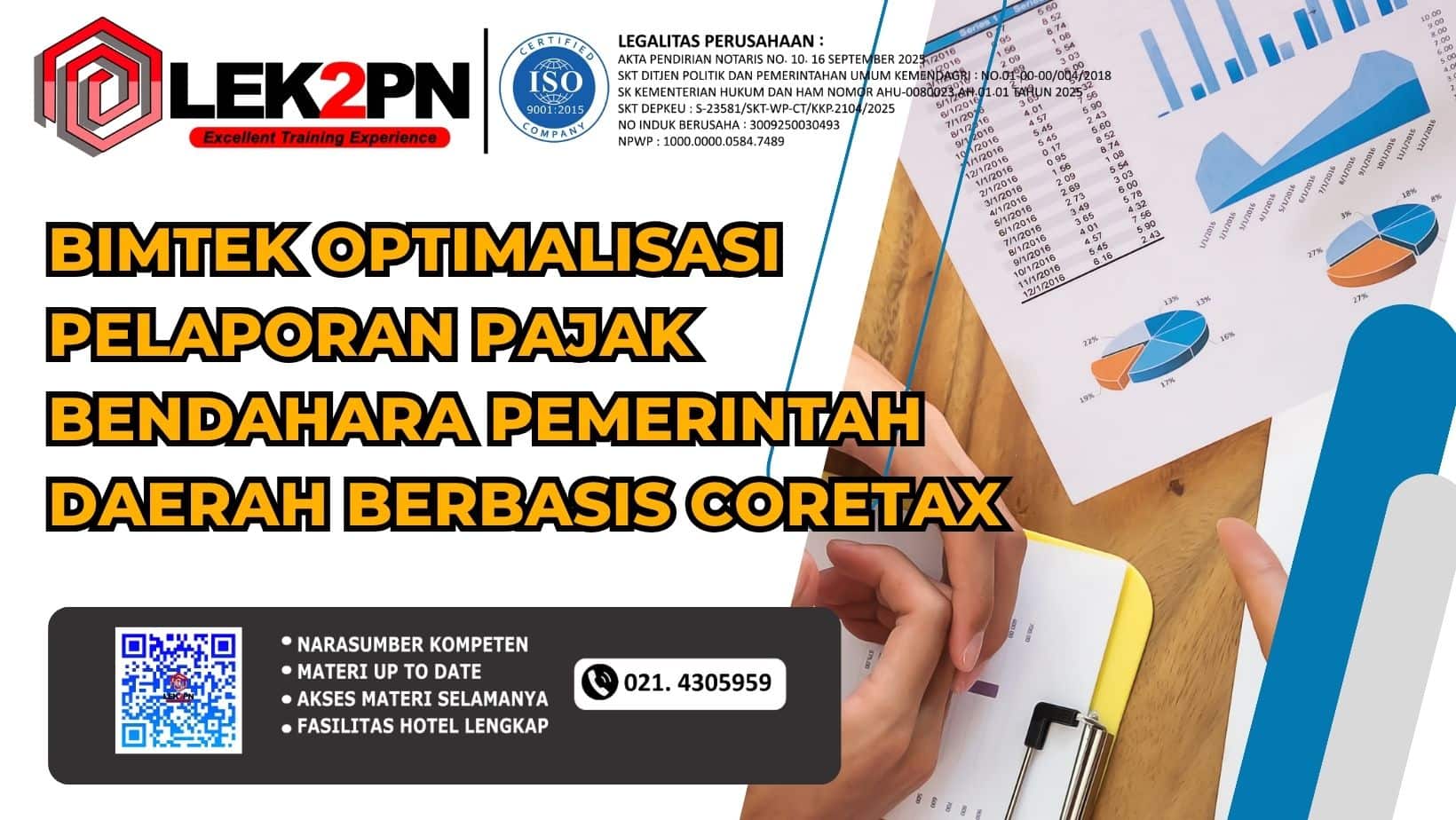 Bimtek Optimalisasi Pelaporan Pajak Bendahara Pemerintah Daerah berbasis Coretax
