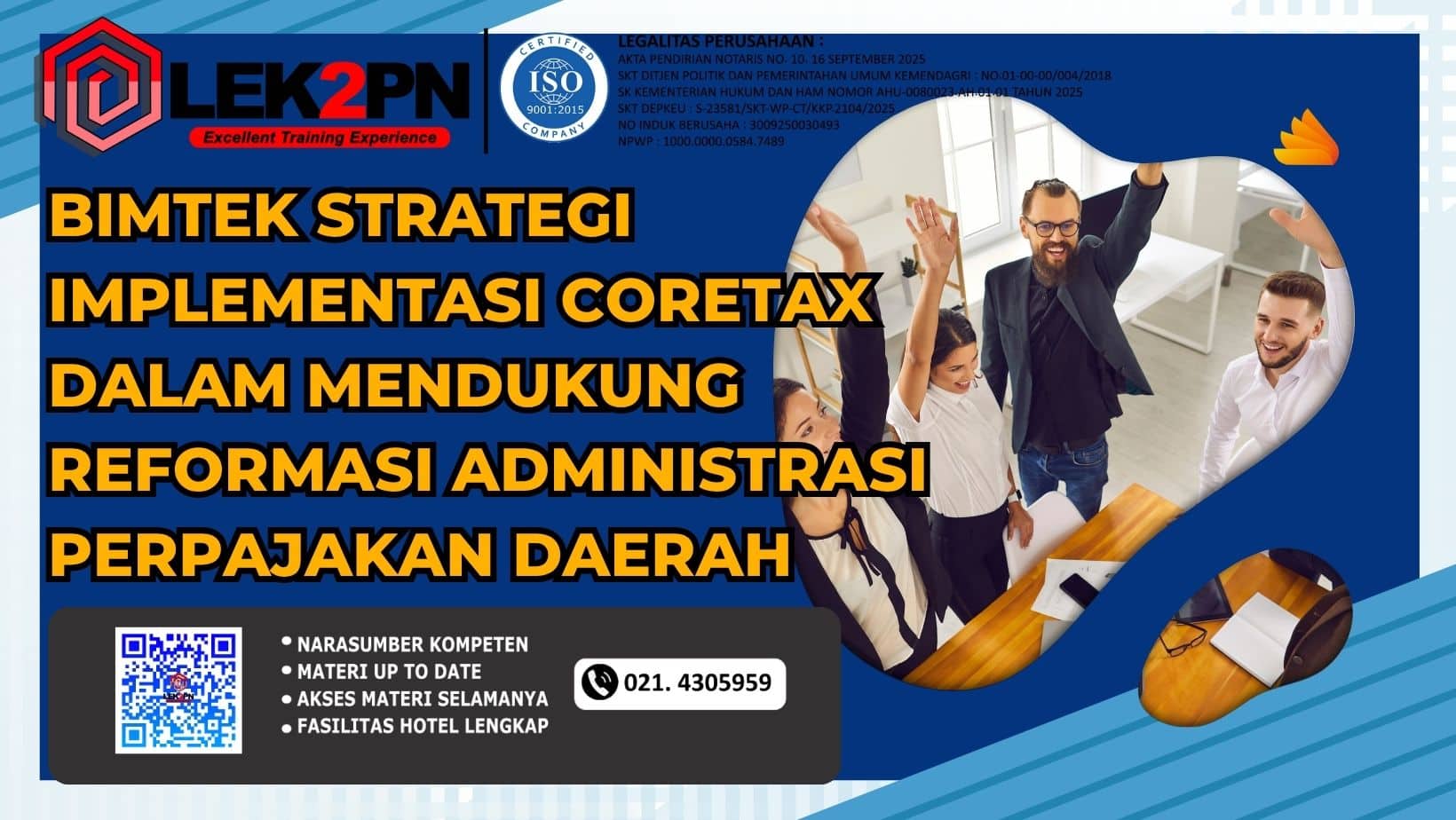 Bimtek Strategi Implementasi Coretax dalam Mendukung Reformasi Administrasi Perpajakan Daerah