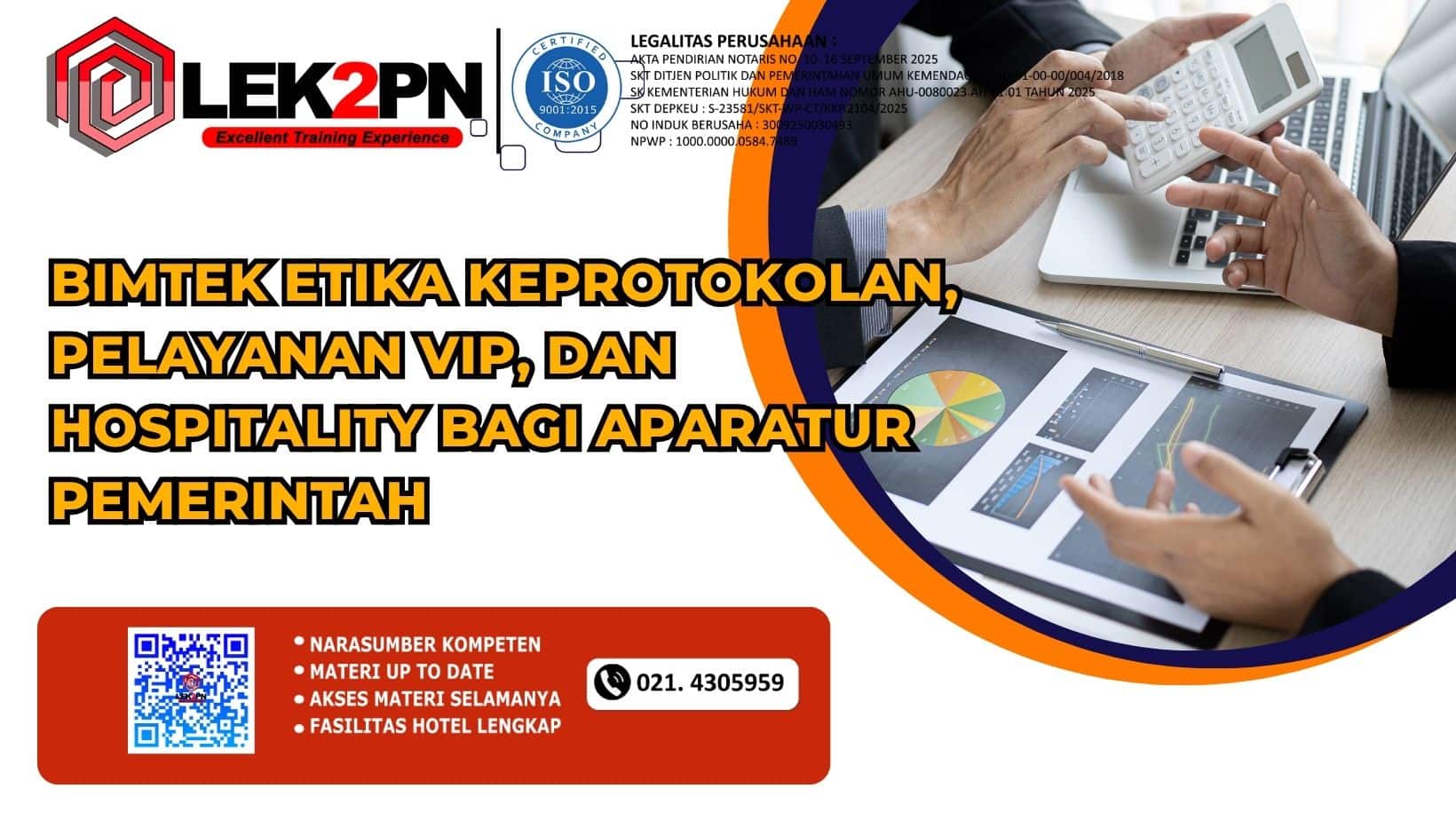 Bimtek Etika Keprotokolan, Pelayanan VIP, dan Hospitality bagi Aparatur Pemerintah