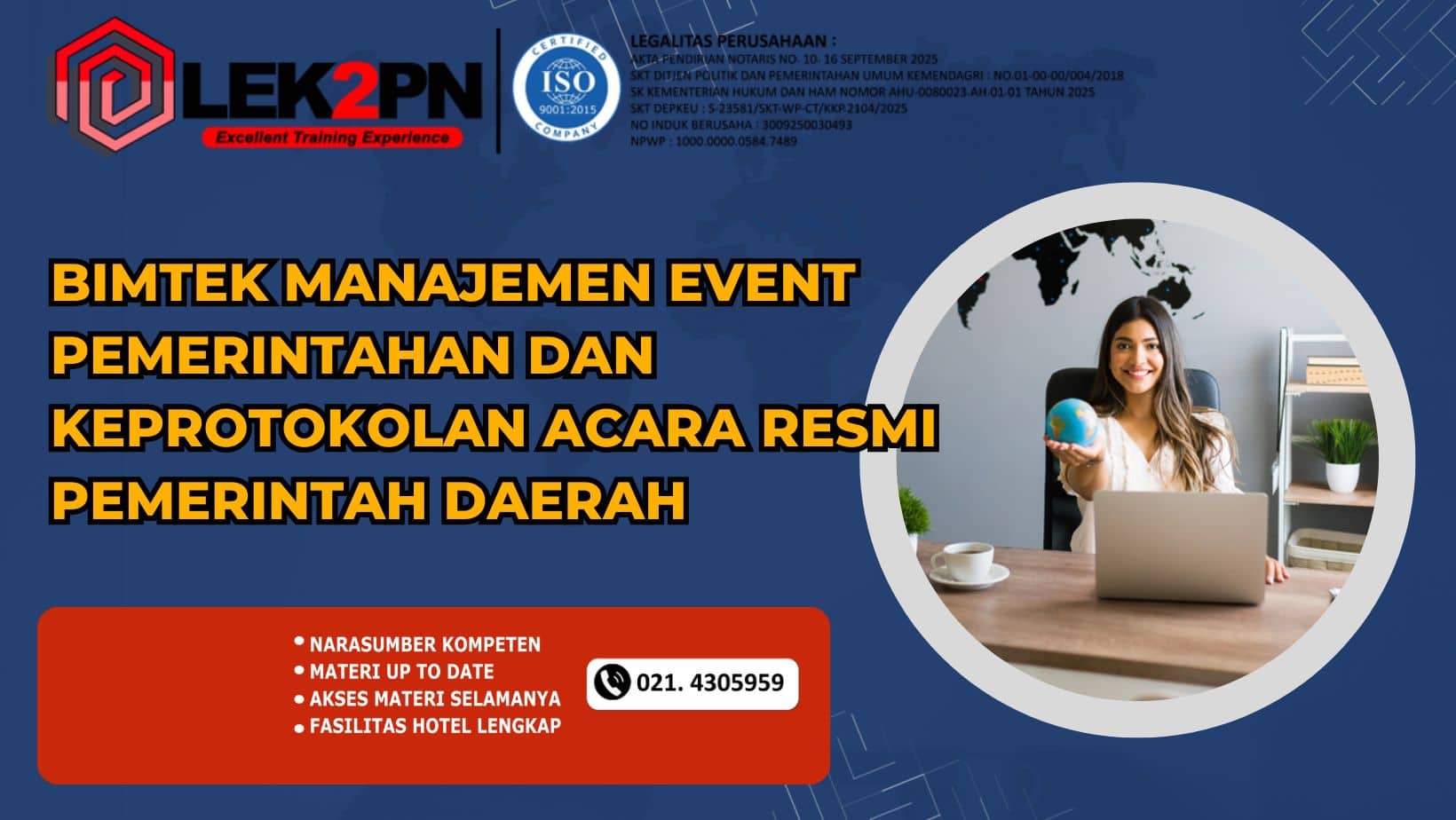 Bimtek Manajemen Event Pemerintahan dan Keprotokolan Acara Resmi Pemerintah Daerah