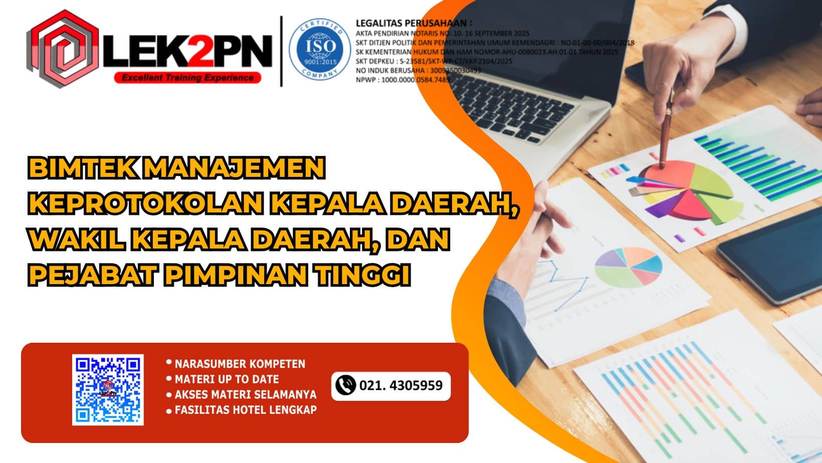 Bimtek Manajemen Keprotokolan Kepala Daerah, Wakil Kepala Daerah, dan Pejabat Pimpinan Tinggi
