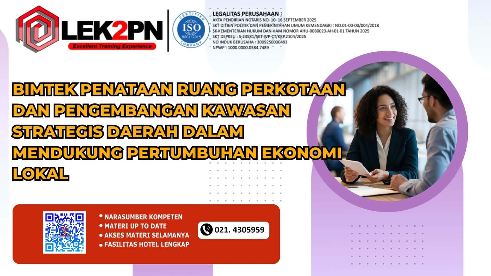 Bimtek Penataan Ruang Perkotaan dan Pengembangan Kawasan Strategis Daerah dalam Mendukung Pertumbuhan Ekonomi Lokal