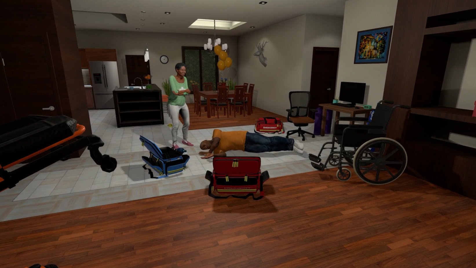 Cardiac Arrest VR Simulation Millie cardiac arrest VR simulation