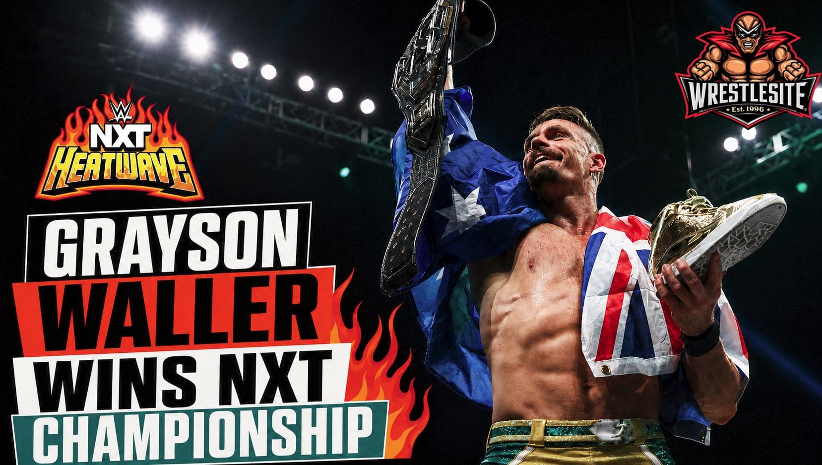 Grayson Waller defeats Tony D’Angelo Cruz Montana and Zilla Fatu to win NXT Championship gold