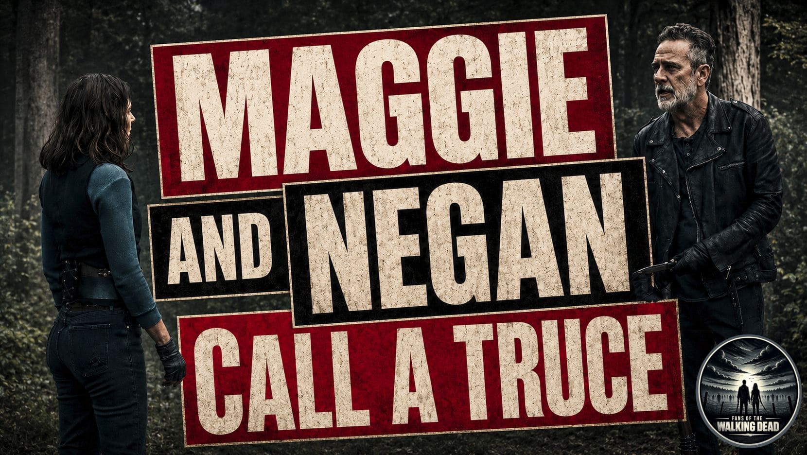 Maggie and Negan share a rare peaceful moment after saving a newborn during the Dead City Season 3 premiere