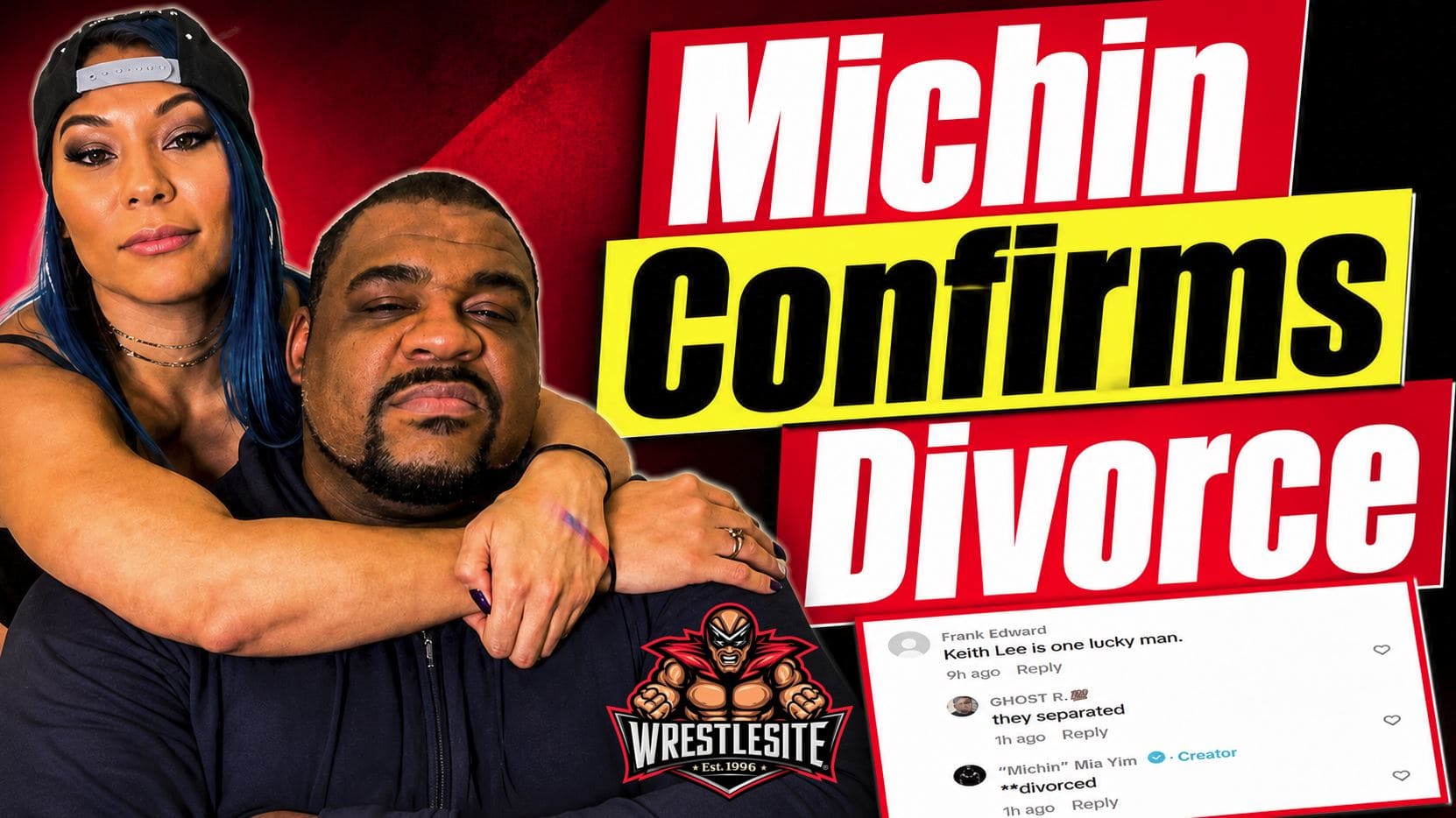 Michin responds to TikTok comments confirming she and Keith Lee are officially divorced