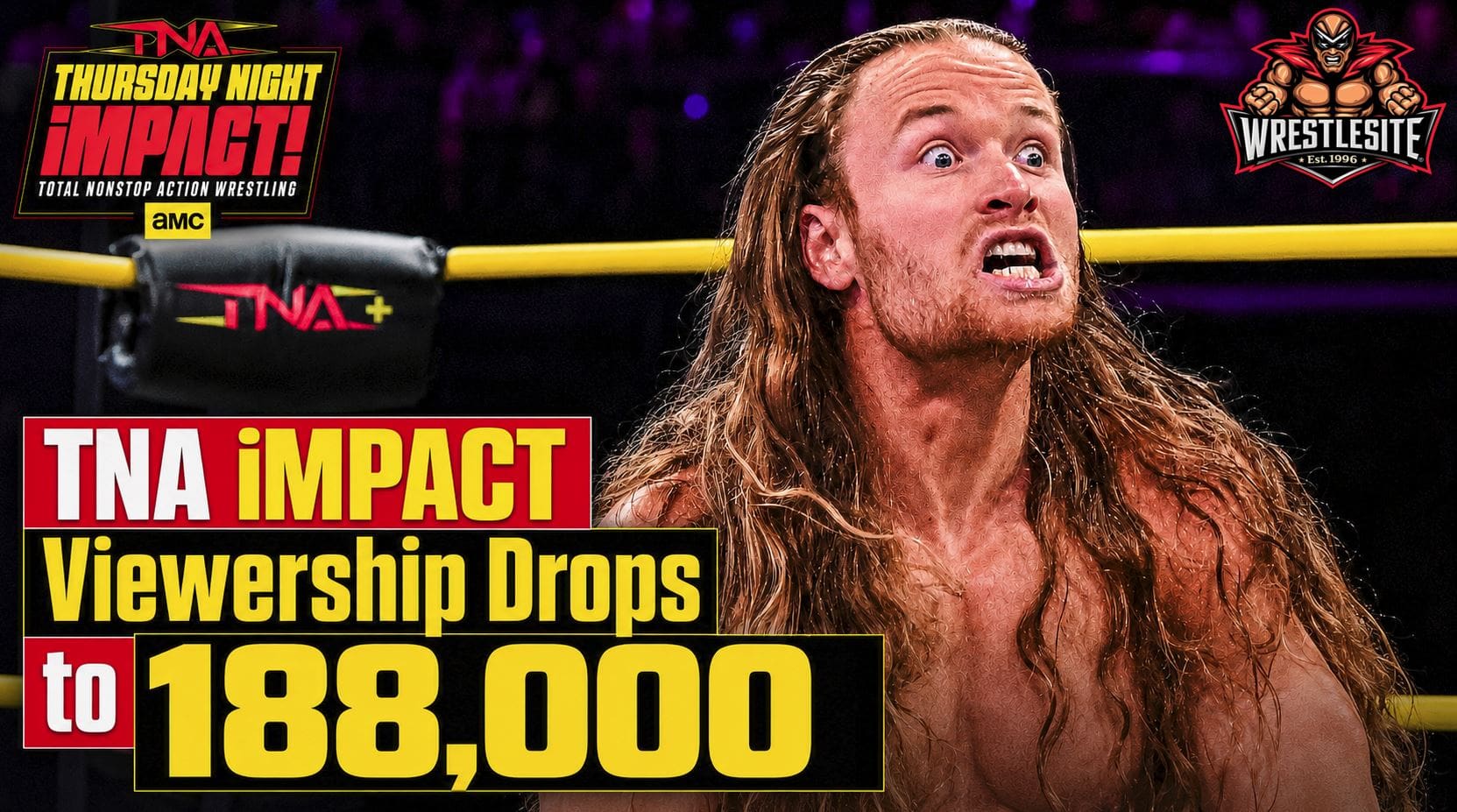 TNA iMPACT posts 188,000 viewers and 0.02 demo rating for August 20 episode on AMC