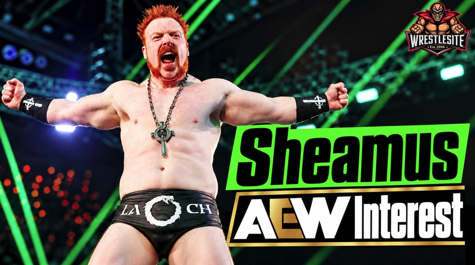 Sheamus stands in the ring after leaving WWE as AEW interest grows around a potential full time signing