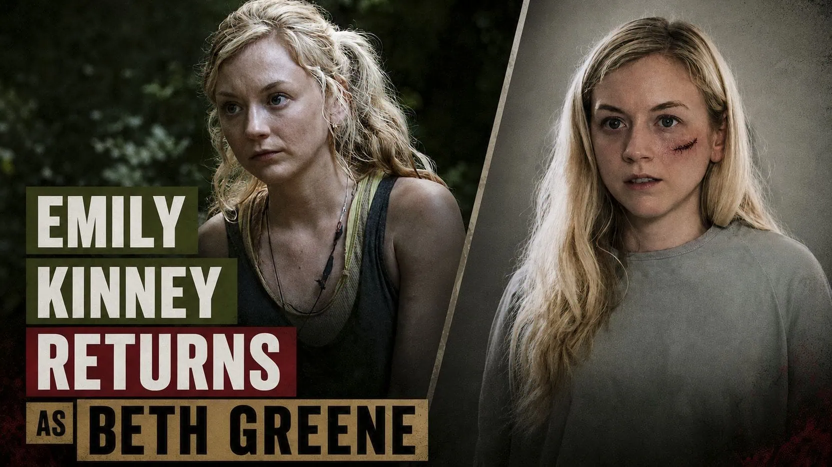 Emily Kinney returns as Beth Greene alongside Maggie during Dead City alternate history episode Sunday