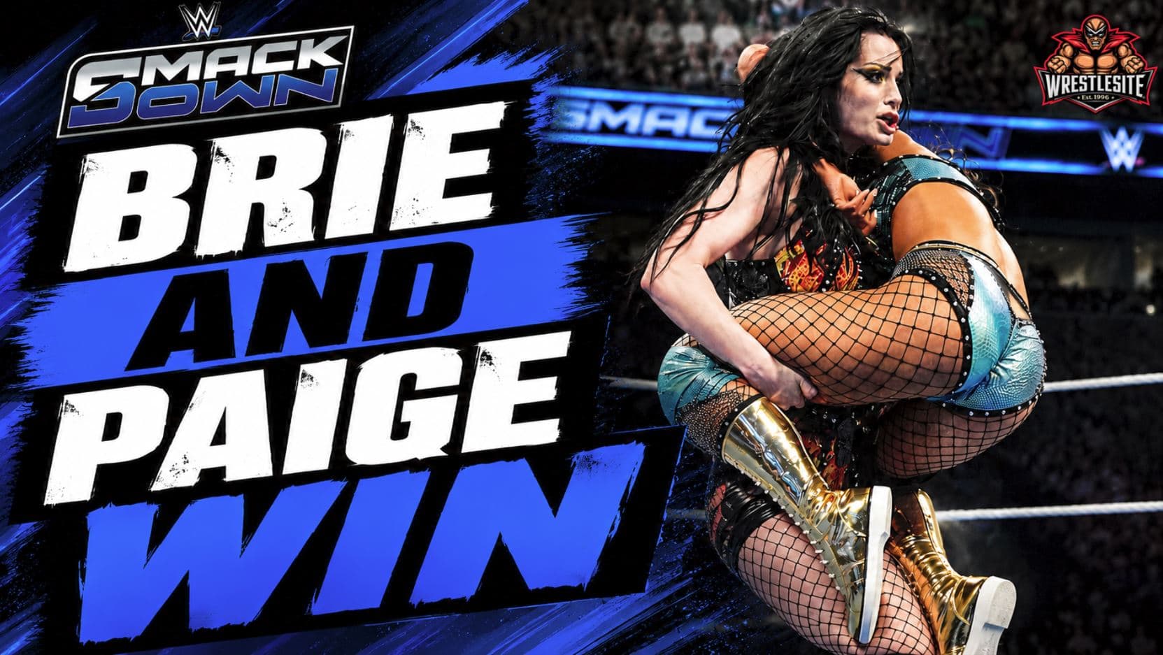Brie Bella and Paige battle Kiana James and Giulia during a WWE non-title tag team match