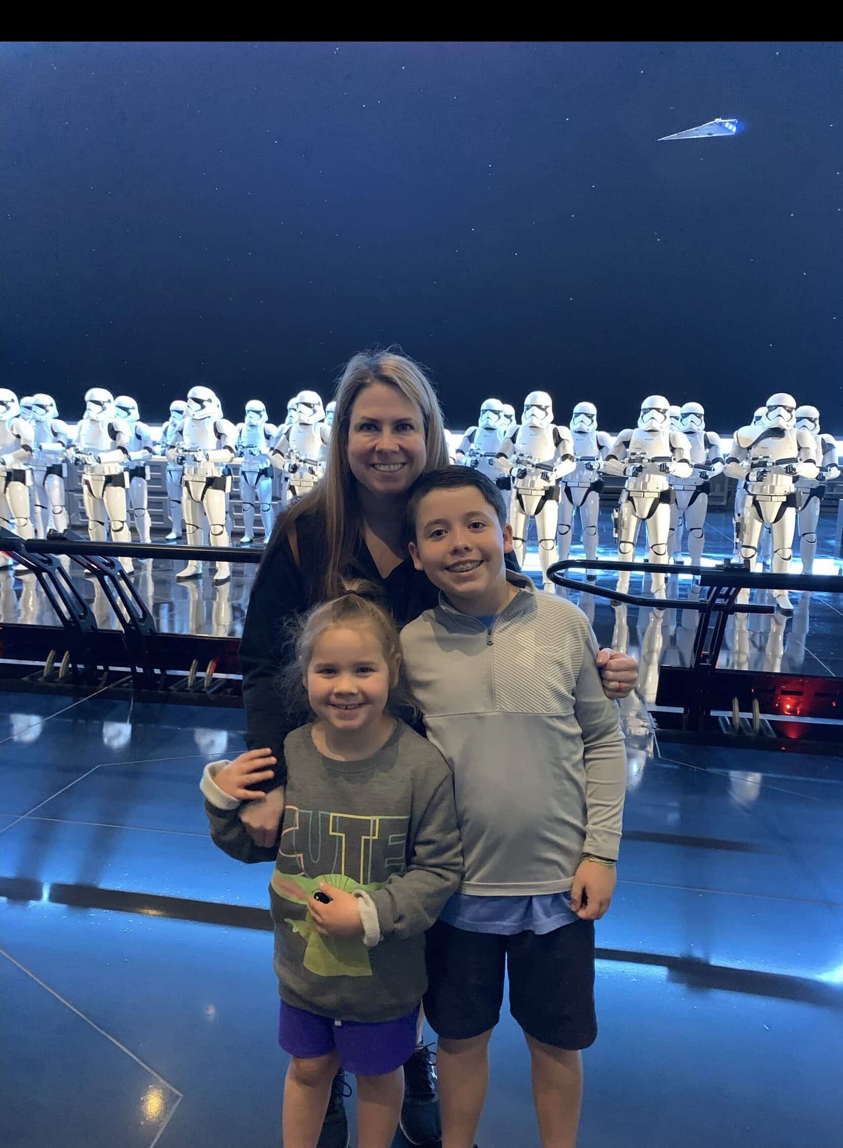 Family enjoying Star Wars-themed attraction at 407 and Beyond Vacation Co.
