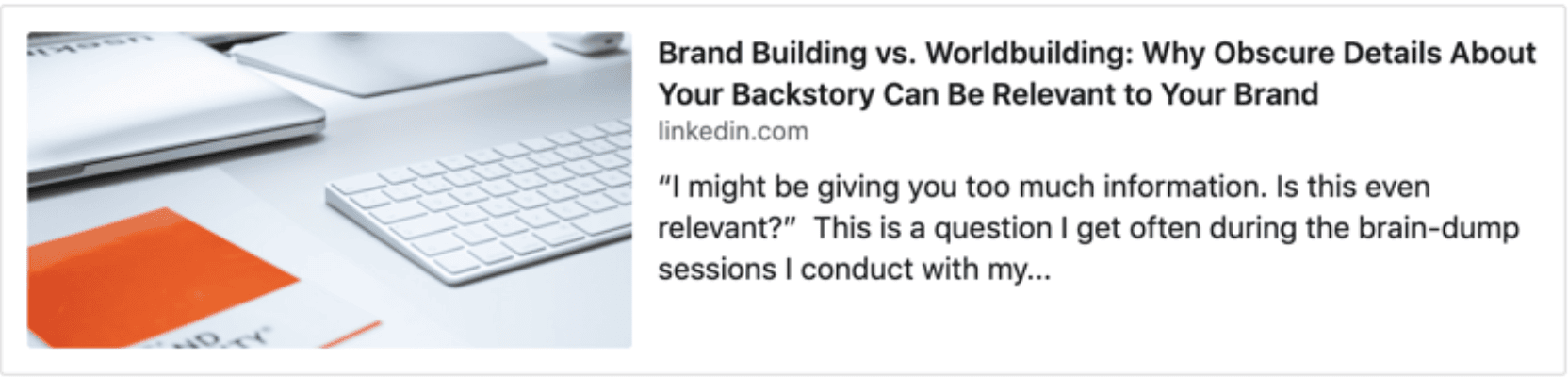 LinkedIn article image size