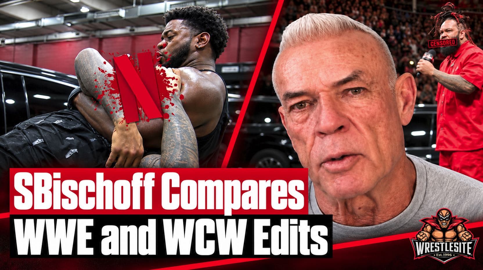 Eric Bischoff discussing WWE Netflix replay edits and comparisons to WCW censorship during Turner era