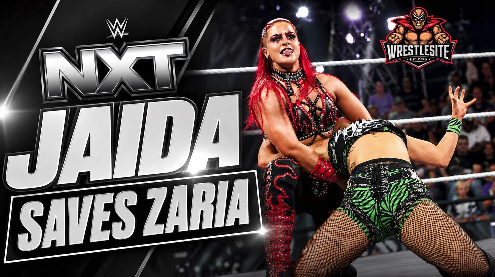 Zaria celebrates retaining Women’s North American Championship after Jaida Parker intervenes during fatal four-way match