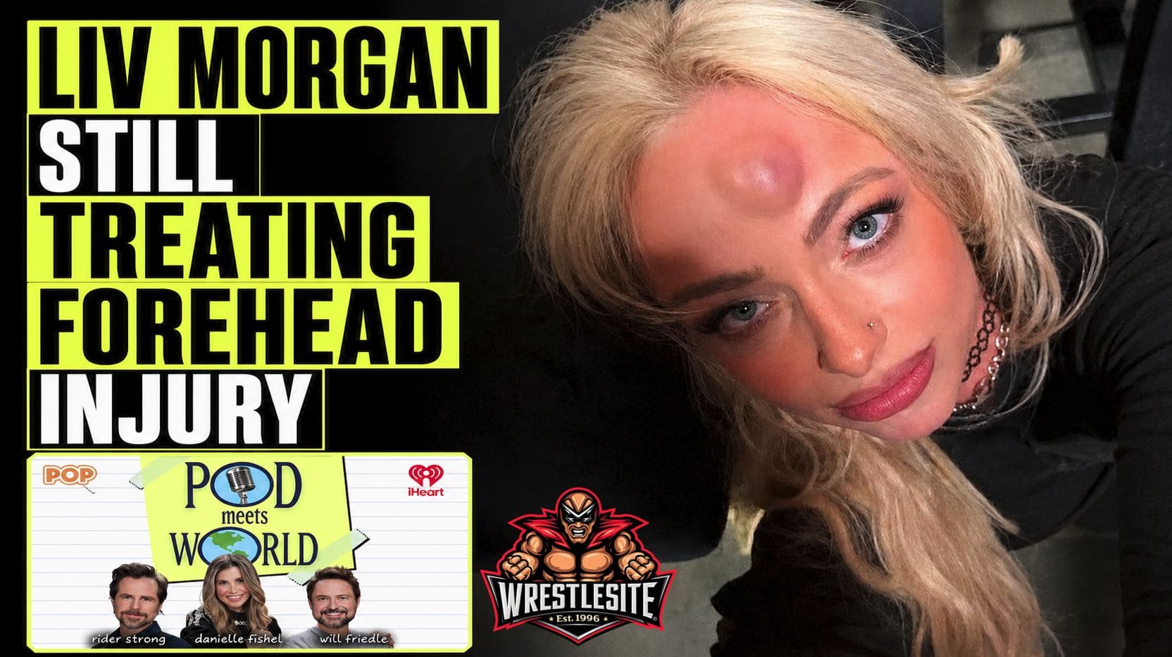 Liv Morgan continues treatment for lingering forehead swelling after colliding with Roxanne Perez on Raw